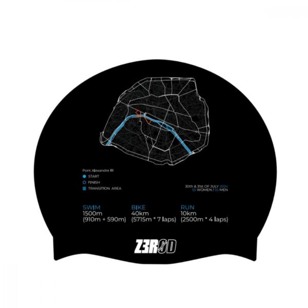 Swim Cap Paris 2024 - Black – Bild 2